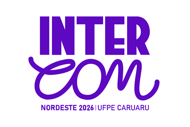 Marca do evento Intercom Nordeste 2026, realizado no campus da UFPE em Caruaru (PE)