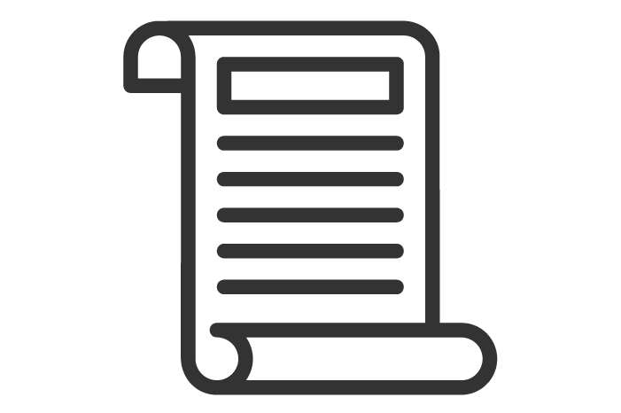 ícone representativo de documento ou edital